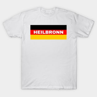 Heilbronn City in German Flag T-Shirt